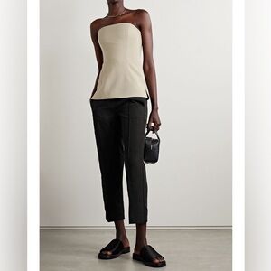 Vince Charcoal Black Elastic Waist Pants | Dress Pants | XSmall